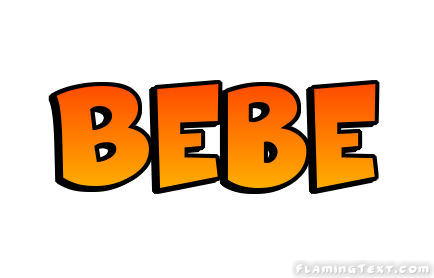 Bebe Logo Free Name Design Tool From Flaming Text