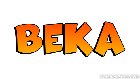  Beka  Logo Free Name  Design Tool from Flaming Text