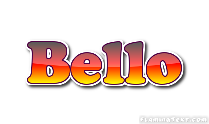 Bello Logo | Herramienta de diseño de nombres gratis de Flaming Text