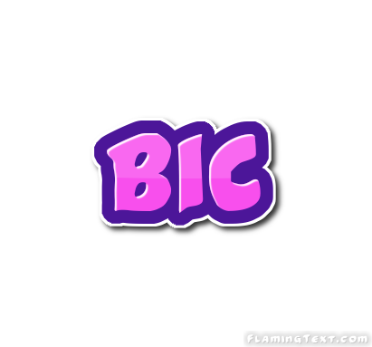 Bic Logo | Free Name Design Tool from Flaming Text