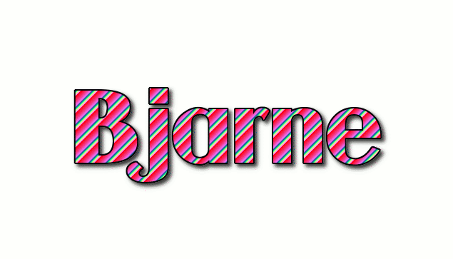 Bjarne ロゴ