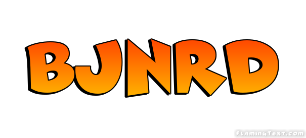 Bjnrd Logo | Free Name Design Tool from Flaming Text