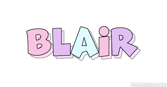 Blair Logo | Free Name Design Tool from Flaming Text