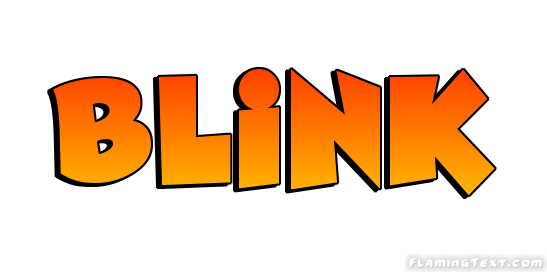 blink script font free