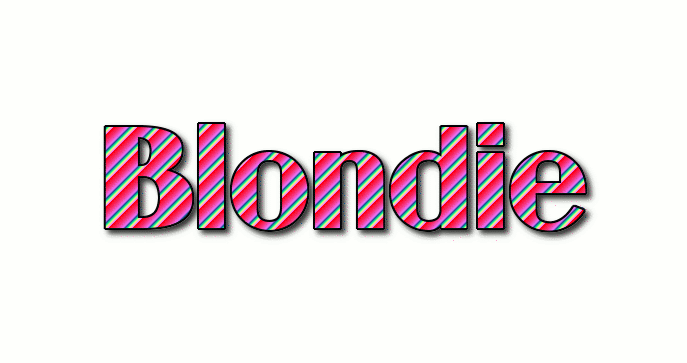 Blondie ロゴ