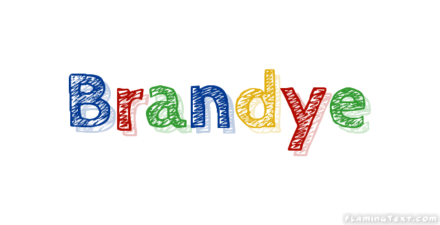 Brandye Лого Бесплатный инструмент для дизайна имени от Flaming Text