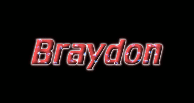 Braydon Logo Herramienta de diseño de nombres gratis de Flaming Text
