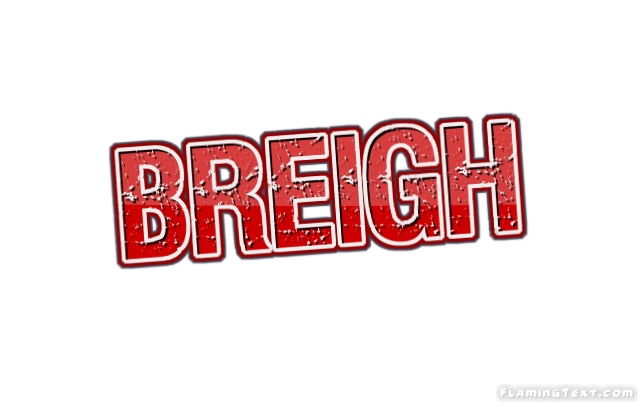Breigh ロゴ フレーミングテキストからの無料の名前デザインツール