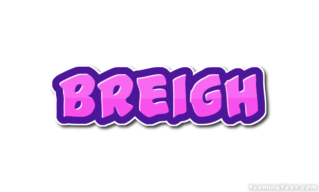 Breigh ロゴ フレーミングテキストからの無料の名前デザインツール