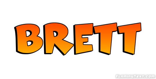 Brett Logo | Free Name Design Tool from Flaming Text