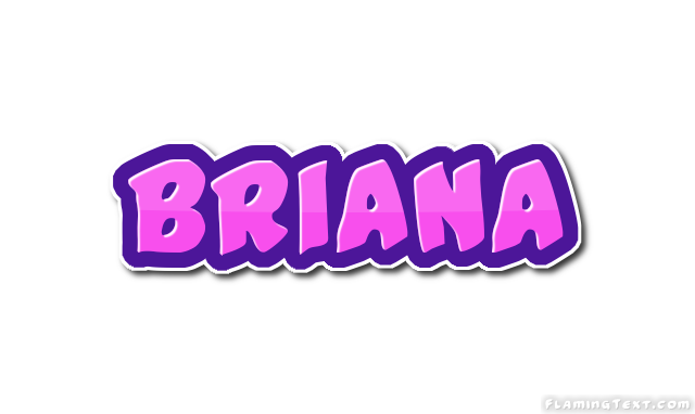 Briana Logo Herramienta De Dise O De Nombres Gratis De Flaming Text