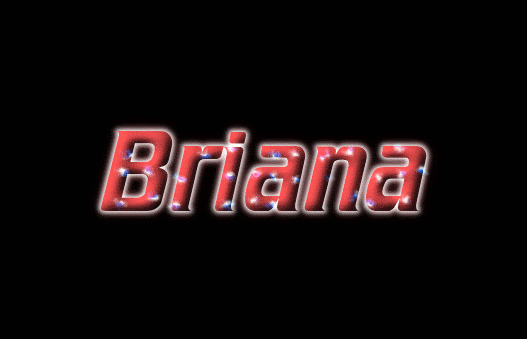 Briana Лого Бесплатный инструмент для дизайна имени от Flaming Text