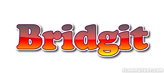 Bridgit Лого Бесплатный инструмент для дизайна имени от Flaming Text