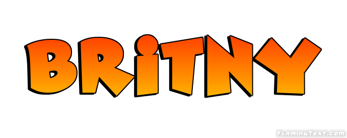 Britny Logo | Free Name Design Tool from Flaming Text