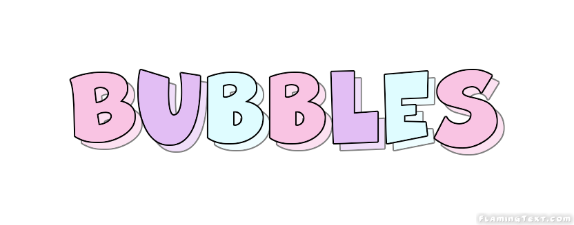 logo bubble fonts illustrator