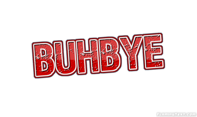 Buhbye 徽标