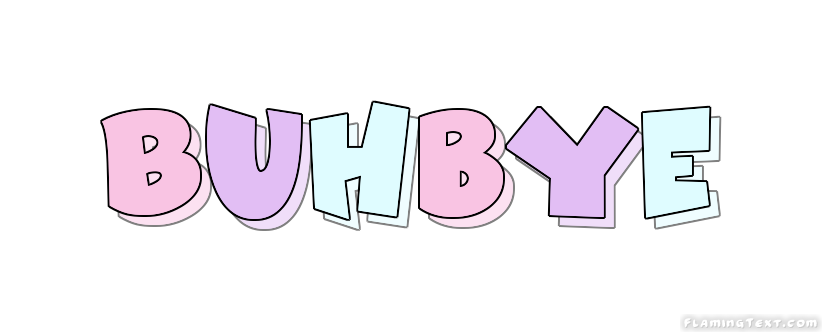Buhbye Logotipo