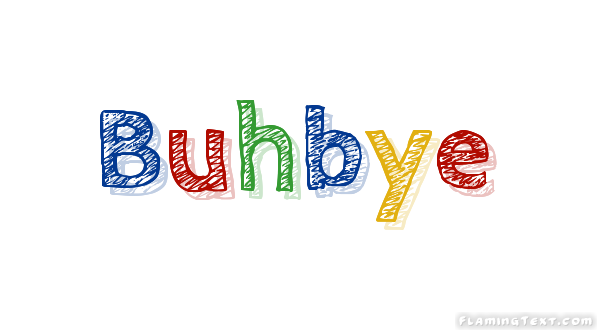 Buhbye شعار