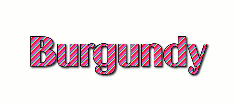 Burgundy ロゴ
