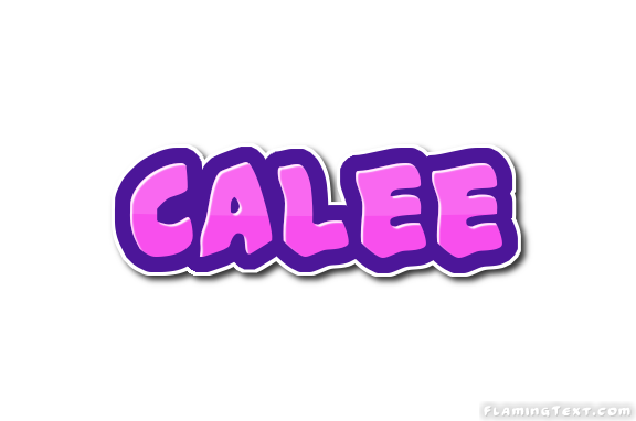 Calee Logo | Free Name Design Tool from Flaming Text