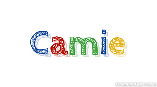 Camille Logotipo  Ferramenta de Design de Nome Grátis a partir de Texto  Flamejante