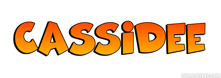 Cassidee Logo | Free Name Design Tool from Flaming Text