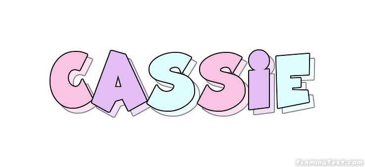 Cassie Лого Бесплатный инструмент для дизайна имени от Flaming Text