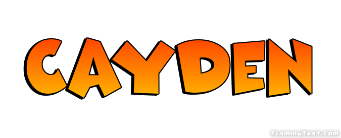 Cayden Logo | Free Name Design Tool from Flaming Text