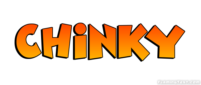 Chinky Logo Herramienta de diseño de nombres gratis de Flaming Text