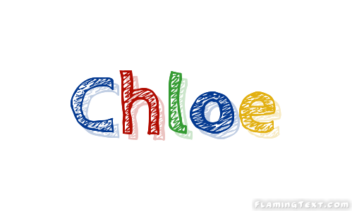 Chloe ロゴ | フレーミングテキストからの無料の名前デザインツール