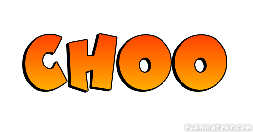 Choo Лого | Бесплатный инструмент для дизайна имени от Flaming Text