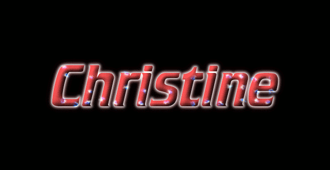 Christine 徽标