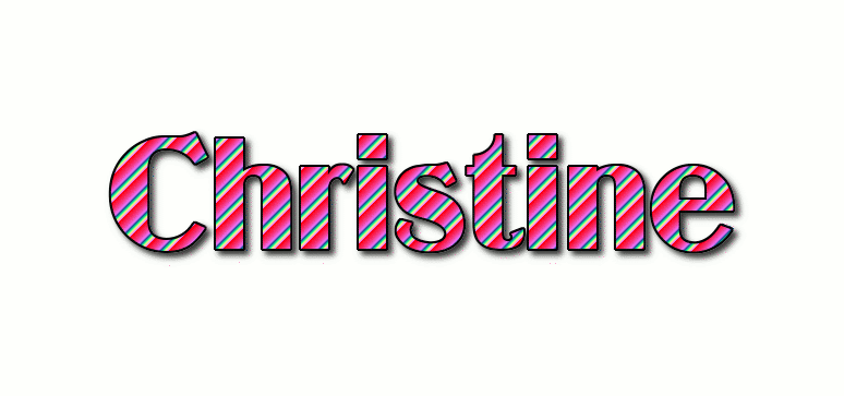 Christine Logo Free Name Design Tool From Flaming Text