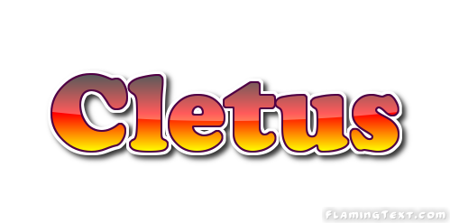 Cletus Logo | Free Name Design Tool from Flaming Text