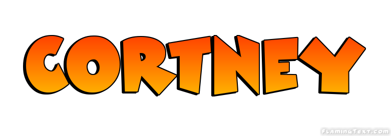 Cortney Logo | Free Name Design Tool from Flaming Text