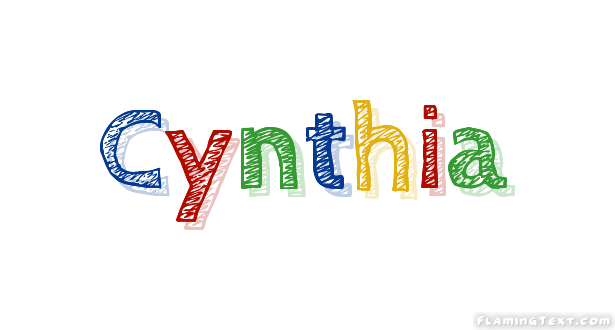 Cynthia Logo Free Name Design Tool From Flaming Text