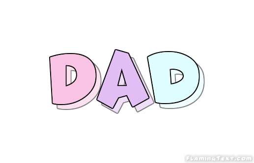 Dad Logo | Free Name Design Tool from Flaming Text