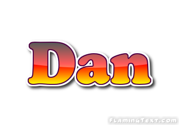 Dan Logo | Free Name Design Tool from Flaming Text