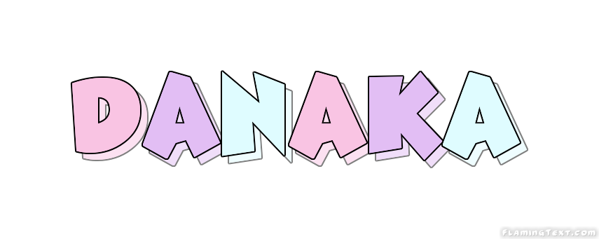 Danaka Logo | Free Name Design Tool from Flaming Text