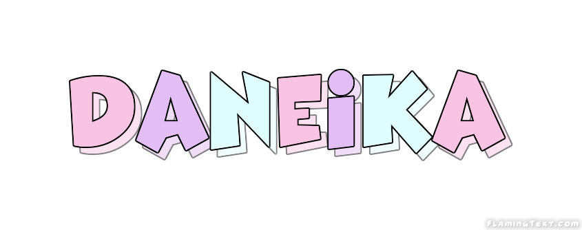 Daneika Logo | Free Name Design Tool from Flaming Text