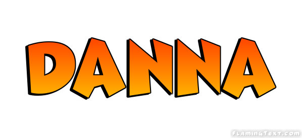 Danna Logo | Free Name Design Tool from Flaming Text