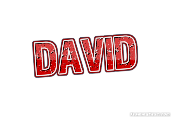 David Logo | Free Name Design Tool from Flaming Text