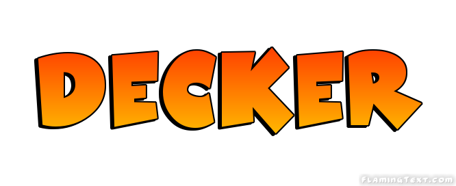 Decker 徽标