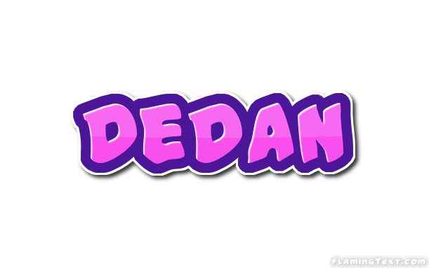 Dedan Logo | Free Name Design Tool from Flaming Text