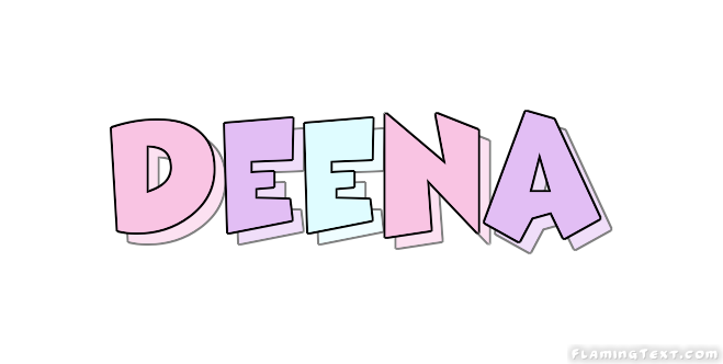 Deena Logo | Free Name Design Tool from Flaming Text