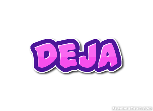 Deja ロゴ フレーミングテキストからの無料の名前デザインツール