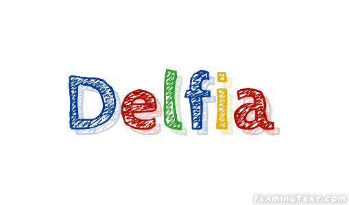 Delfia شعار