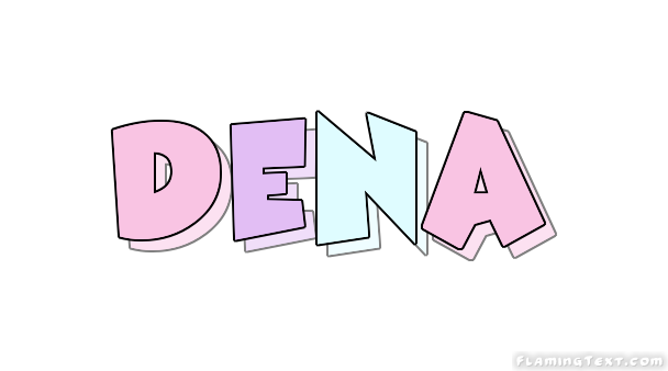 Dena Logo | Free Name Design Tool from Flaming Text