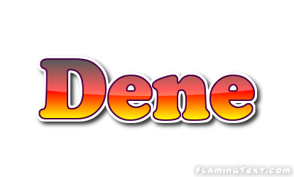 Dene Logo | Free Name Design Tool from Flaming Text