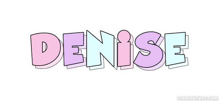 Denise Logo | Free Name Design Tool from Flaming Text